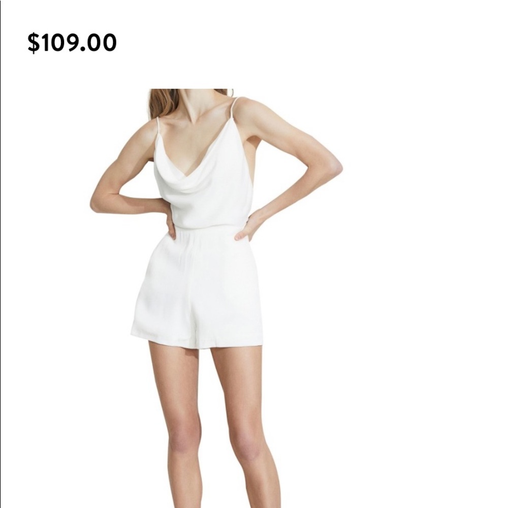 NWT Bardot backless romper - size 4 - white